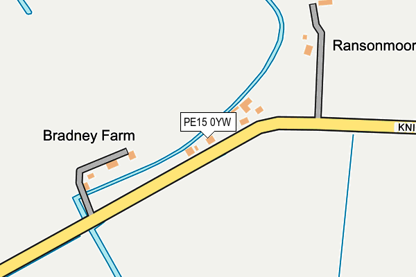 PE15 0YW map - OS OpenMap – Local (Ordnance Survey)