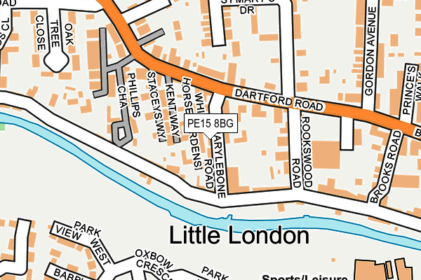 PE15 8BG map - OS OpenMap – Local (Ordnance Survey)