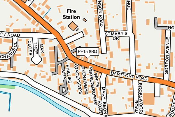 Map of RICHMOND & VAWSER LTD at local scale