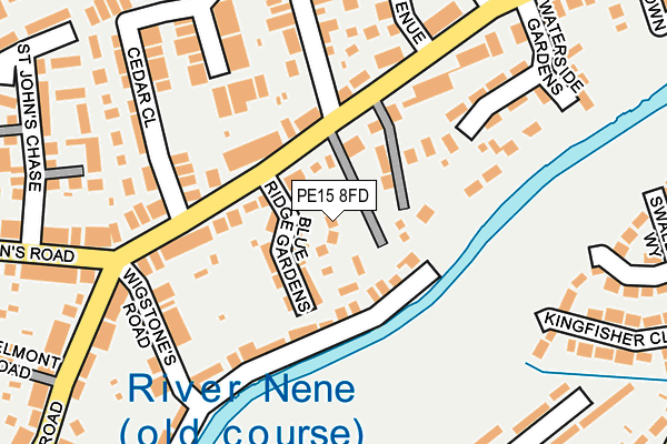 PE15 8FD map - OS OpenMap – Local (Ordnance Survey)