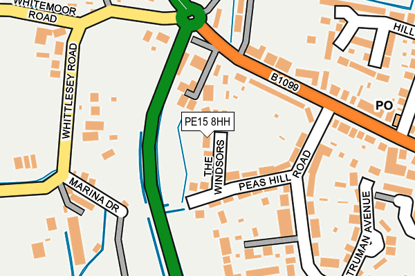 PE15 8HH map - OS OpenMap – Local (Ordnance Survey)
