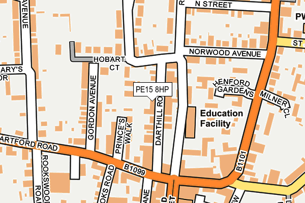 Map of PREMIER BOILER SERVICES LIMITED at local scale