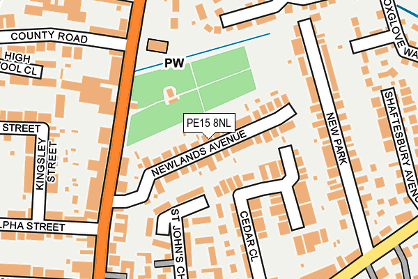 Map of S V A UTILITIES LTD at local scale