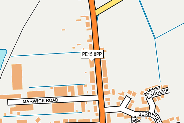 PE15 8PP map - OS OpenMap – Local (Ordnance Survey)