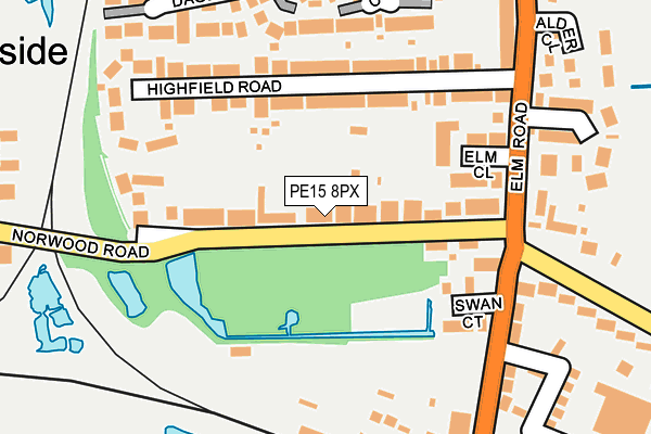 Map of ABK LOWE LTD at local scale