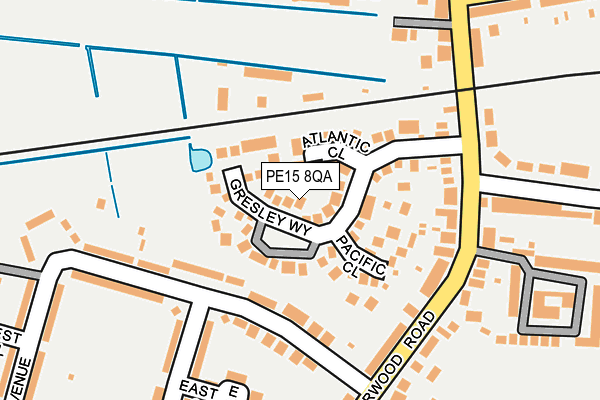 PE15 8QA map - OS OpenMap – Local (Ordnance Survey)