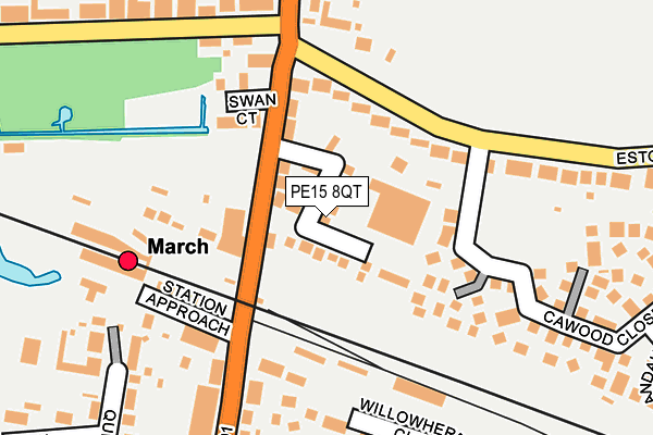 PE15 8QT map - OS OpenMap – Local (Ordnance Survey)