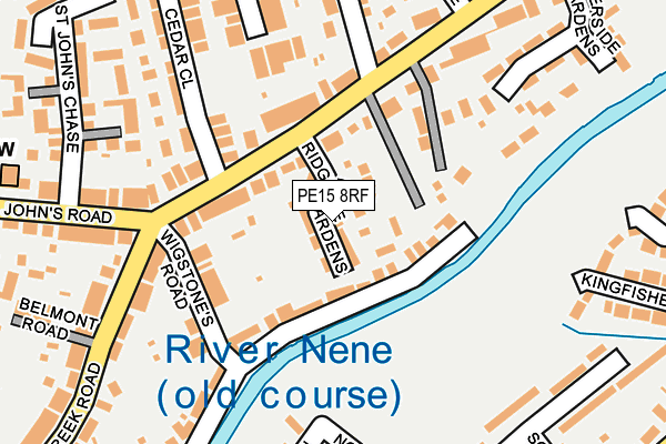 PE15 8RF map - OS OpenMap – Local (Ordnance Survey)