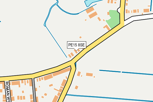 PE15 8SE map - OS OpenMap – Local (Ordnance Survey)