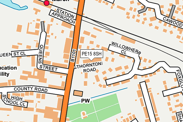 PE15 8SH map - OS OpenMap – Local (Ordnance Survey)