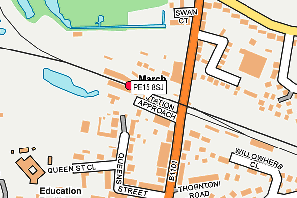 Map of COZENS & DEAN LIMITED at local scale