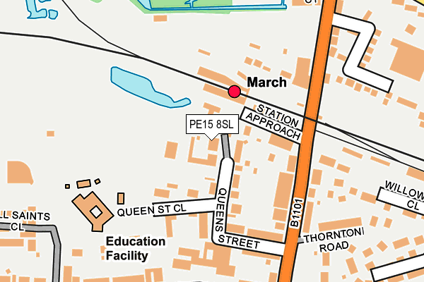 PE15 8SL map - OS OpenMap – Local (Ordnance Survey)