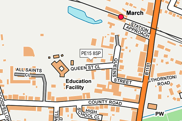 PE15 8SP map - OS OpenMap – Local (Ordnance Survey)