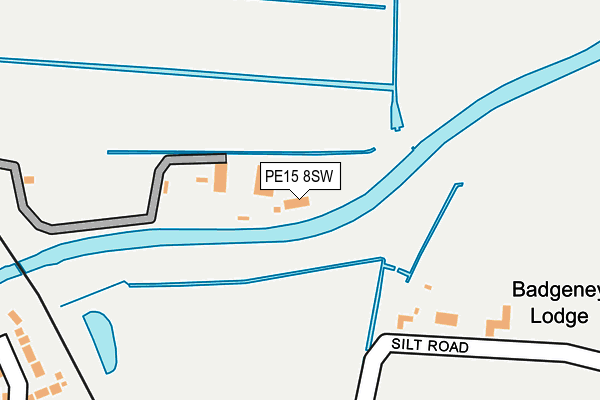 PE15 8SW map - OS OpenMap – Local (Ordnance Survey)