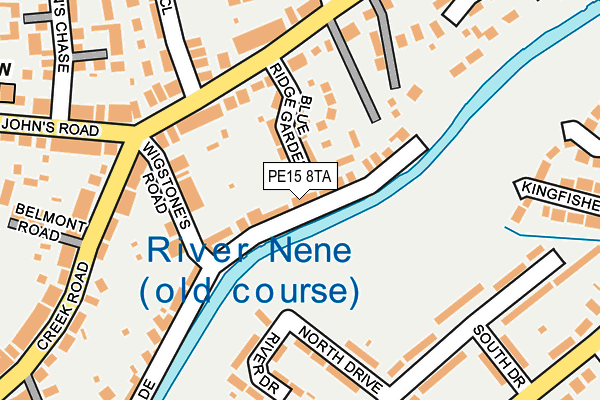 PE15 8TA map - OS OpenMap – Local (Ordnance Survey)