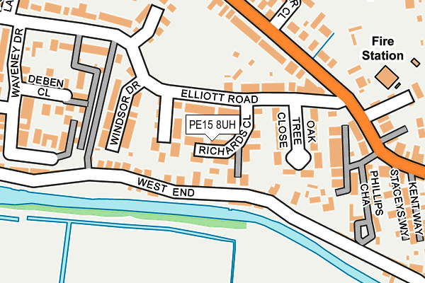 PE15 8UH map - OS OpenMap – Local (Ordnance Survey)