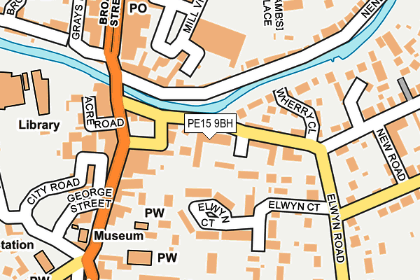 PE15 9BH map - OS OpenMap – Local (Ordnance Survey)