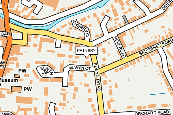 Map of MONOCHROME MARKETING SERVICES LTD at local scale