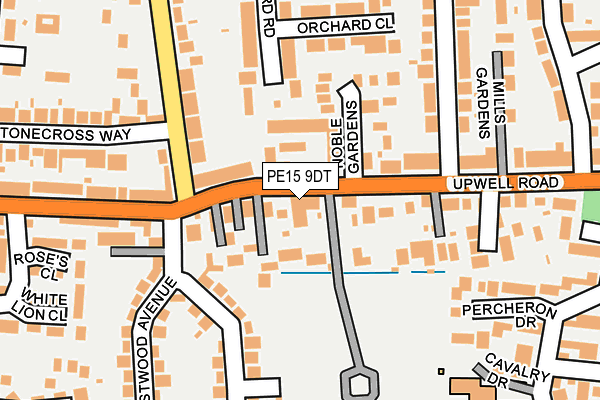 Map of MD PEARCE DEVELOPMENTS LTD at local scale