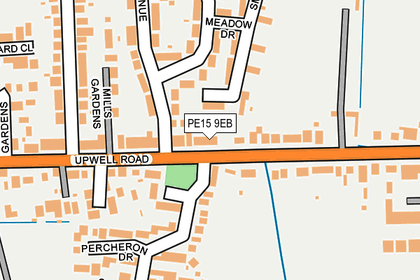 PE15 9EB map - OS OpenMap – Local (Ordnance Survey)