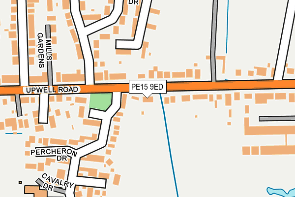 PE15 9ED map - OS OpenMap – Local (Ordnance Survey)