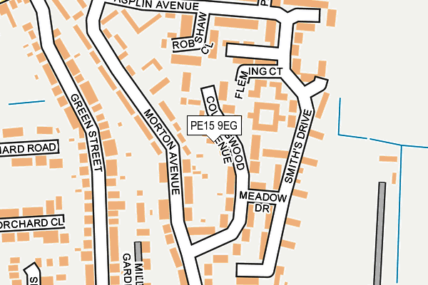 PE15 9EG map - OS OpenMap – Local (Ordnance Survey)