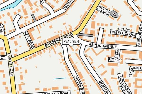 PE15 9EN map - OS OpenMap – Local (Ordnance Survey)