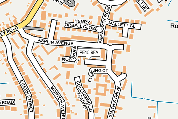 PE15 9FA map - OS OpenMap – Local (Ordnance Survey)