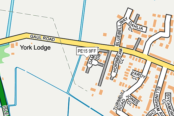 PE15 9FF map - OS OpenMap – Local (Ordnance Survey)