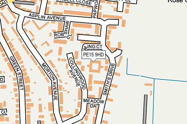 PE15 9HD map - OS OpenMap – Local (Ordnance Survey)