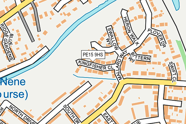 PE15 9HS map - OS OpenMap – Local (Ordnance Survey)
