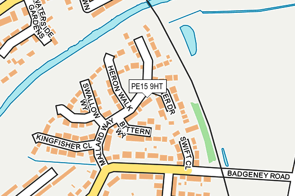 PE15 9HT map - OS OpenMap – Local (Ordnance Survey)
