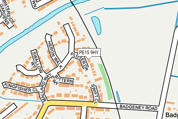 PE15 9HY map - OS OpenMap – Local (Ordnance Survey)