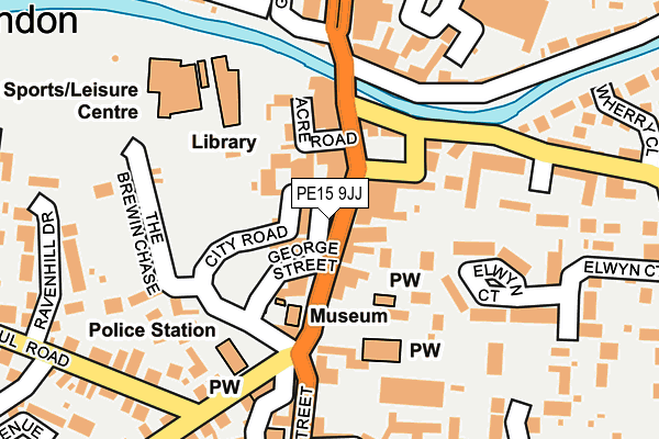 PE15 9JJ map - OS OpenMap – Local (Ordnance Survey)