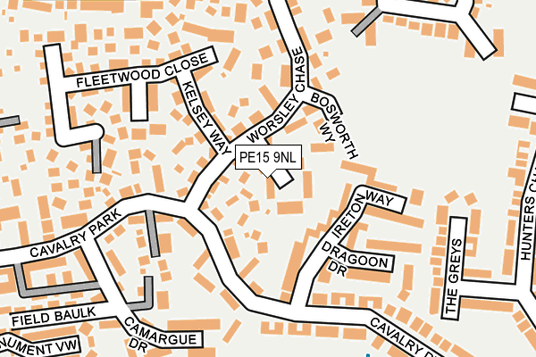 PE15 9NL map - OS OpenMap – Local (Ordnance Survey)