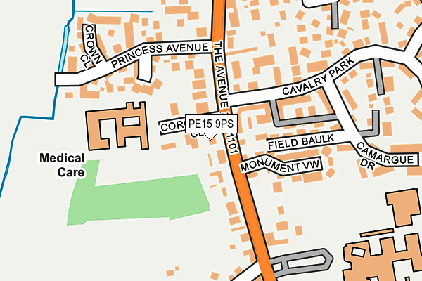 Map of MANDIRECT LTD at local scale