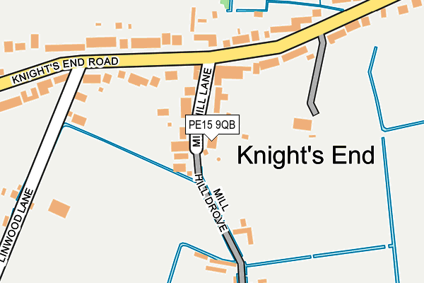 PE15 9QB map - OS OpenMap – Local (Ordnance Survey)