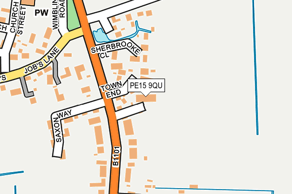 PE15 9QU map - OS OpenMap – Local (Ordnance Survey)