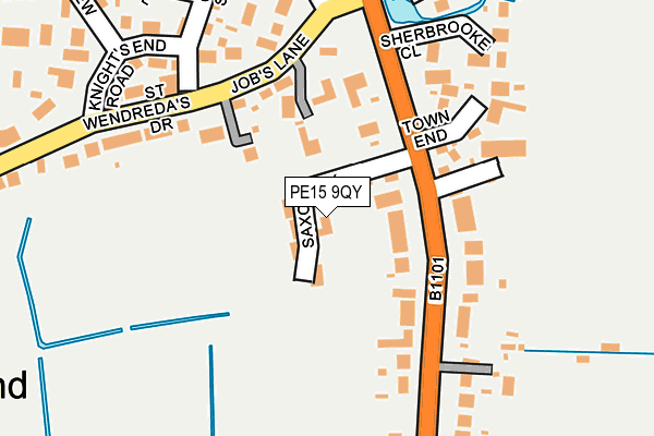 PE15 9QY map - OS OpenMap – Local (Ordnance Survey)