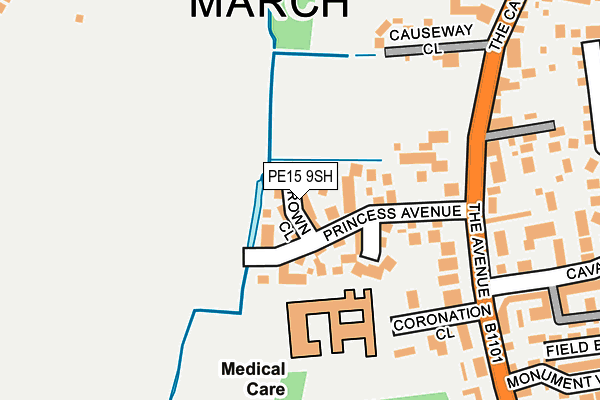 PE15 9SH map - OS OpenMap – Local (Ordnance Survey)