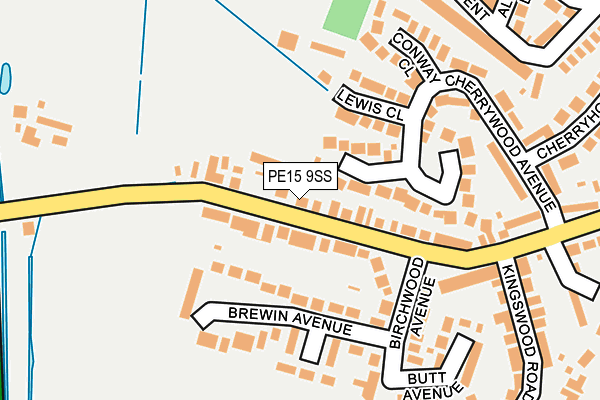 PE15 9SS map - OS OpenMap – Local (Ordnance Survey)