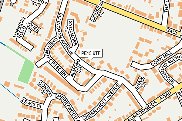 Map of TUSK & WILLOW INTERIORS LTD at local scale