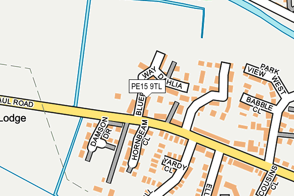 PE15 9TL map - OS OpenMap – Local (Ordnance Survey)