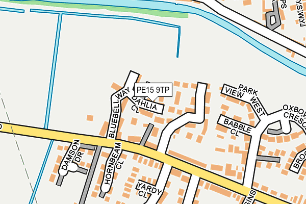 PE15 9TP map - OS OpenMap – Local (Ordnance Survey)