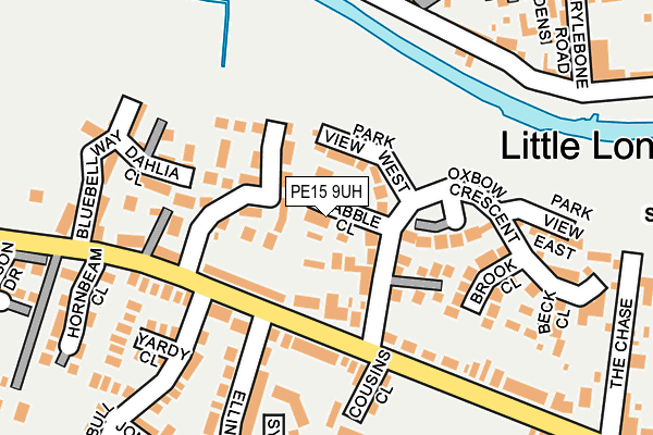 PE15 9UH map - OS OpenMap – Local (Ordnance Survey)