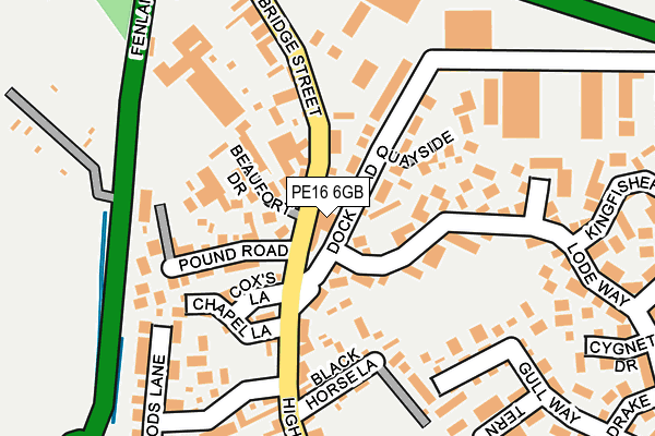 PE16 6GB map - OS OpenMap – Local (Ordnance Survey)