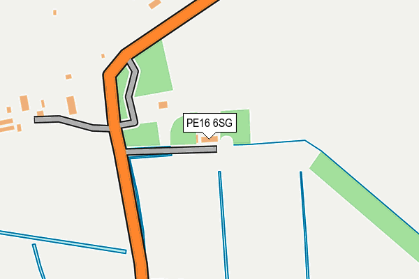 PE16 6SG map - OS OpenMap – Local (Ordnance Survey)