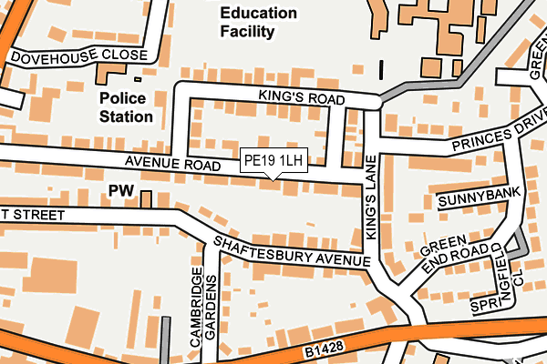 Map of STAND CONSULTING LIMITED at local scale