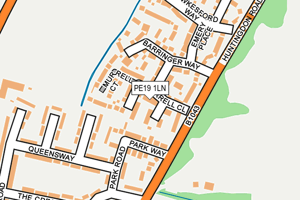 Map of SUNG BLUE LTD at local scale