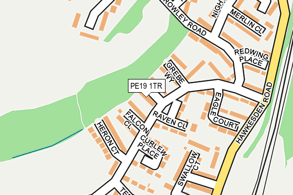 PE19 1TR map - OS OpenMap – Local (Ordnance Survey)